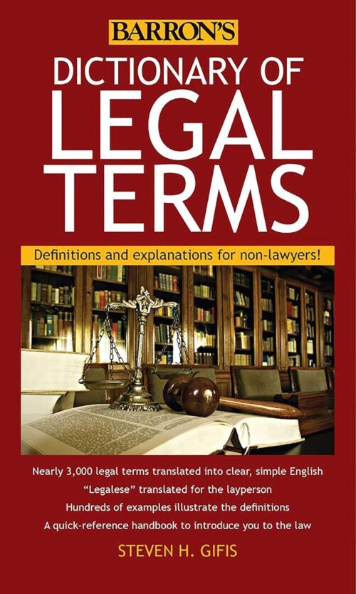 Dictionary of Legal Terms: Definitions and Explanations for Non-Lawyers Fifth Edition