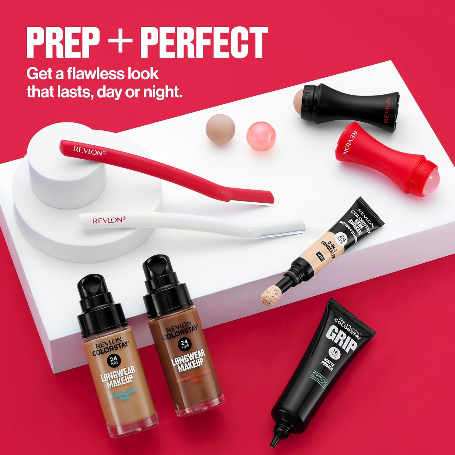 Revlon Face Roller, Oily Skin Control for Makeup, Oil Absorbing, Volcanic Reusable Facial Skincare Tool for At-Home or On-the-Go Mini Massage, 1 Count - Image 10