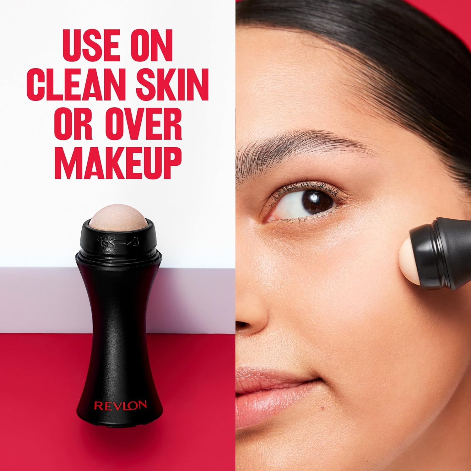 Revlon Face Roller, Oily Skin Control for Makeup, Oil Absorbing, Volcanic Reusable Facial Skincare Tool for At-Home or On-the-Go Mini Massage, 1 Count - Image 6